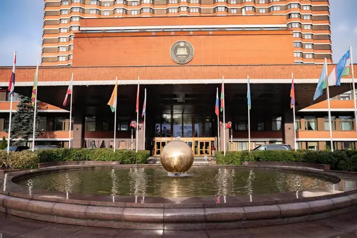 The venue, in Moscow